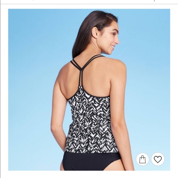 Kona Sol Swim Racer Back Tankini Top Kona Sol Poshmark